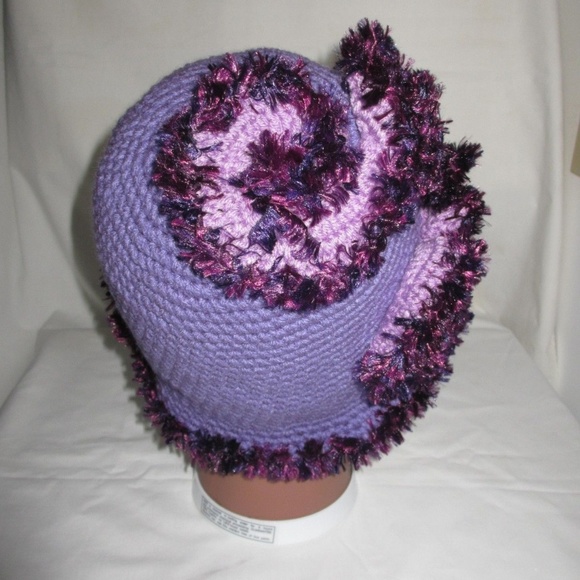 Hats 20"-22" Crochet New Handmade WOMEN`S girls hat - Picture 4 of 6